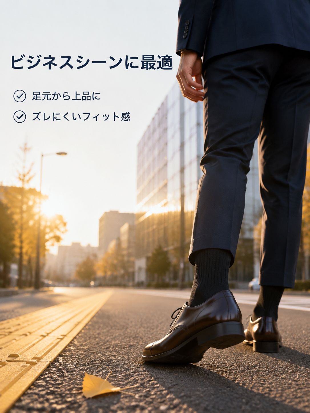 ふくらはぎ丈ソックス