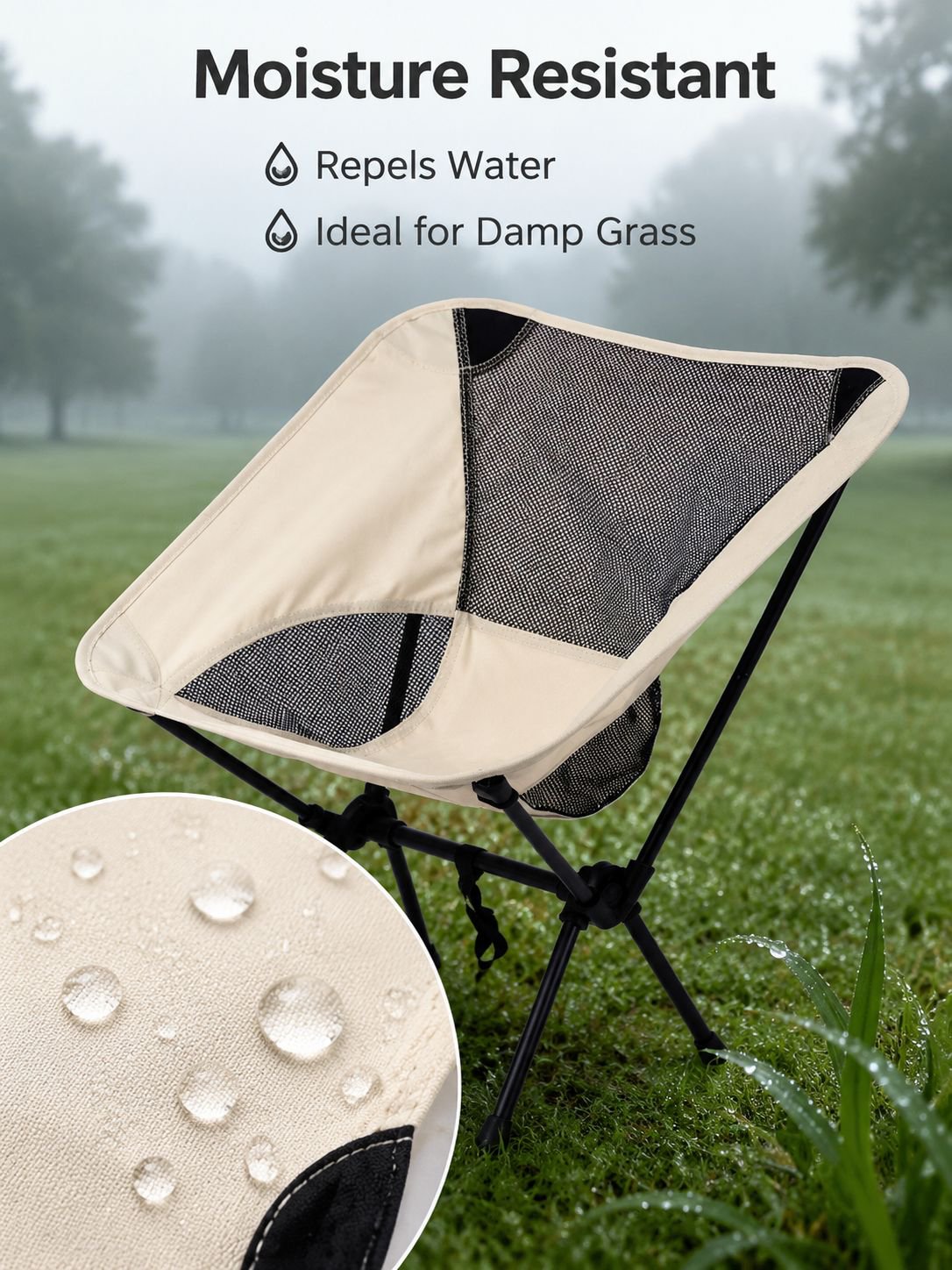 Portable Space Folding Chair Outdoor Beach Chair Fishing Table and Chairs Camping Folding Chair