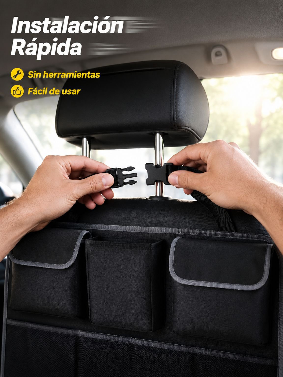 Bolsa de almacenamiento plegable para coche