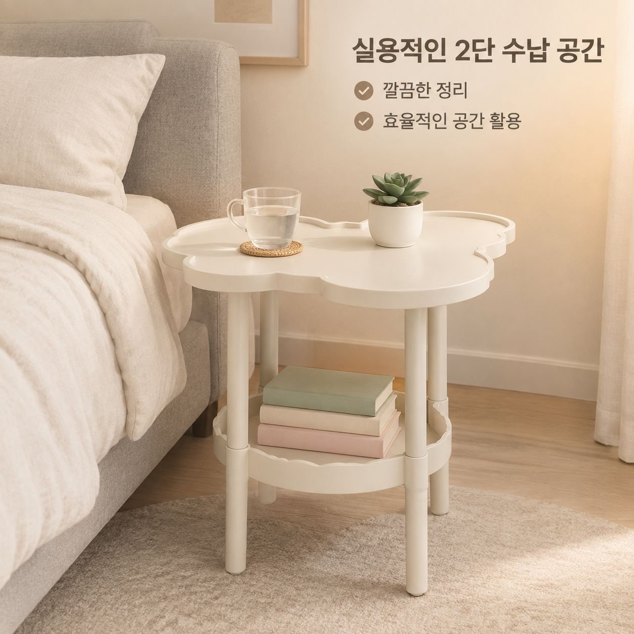 가정용 나비 모양 소형 테이블