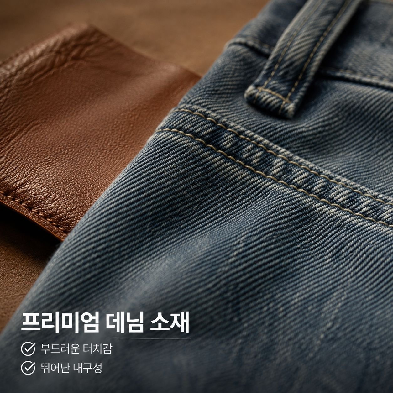 남성용 루즈핏 스트레이트 와이드 팬츠