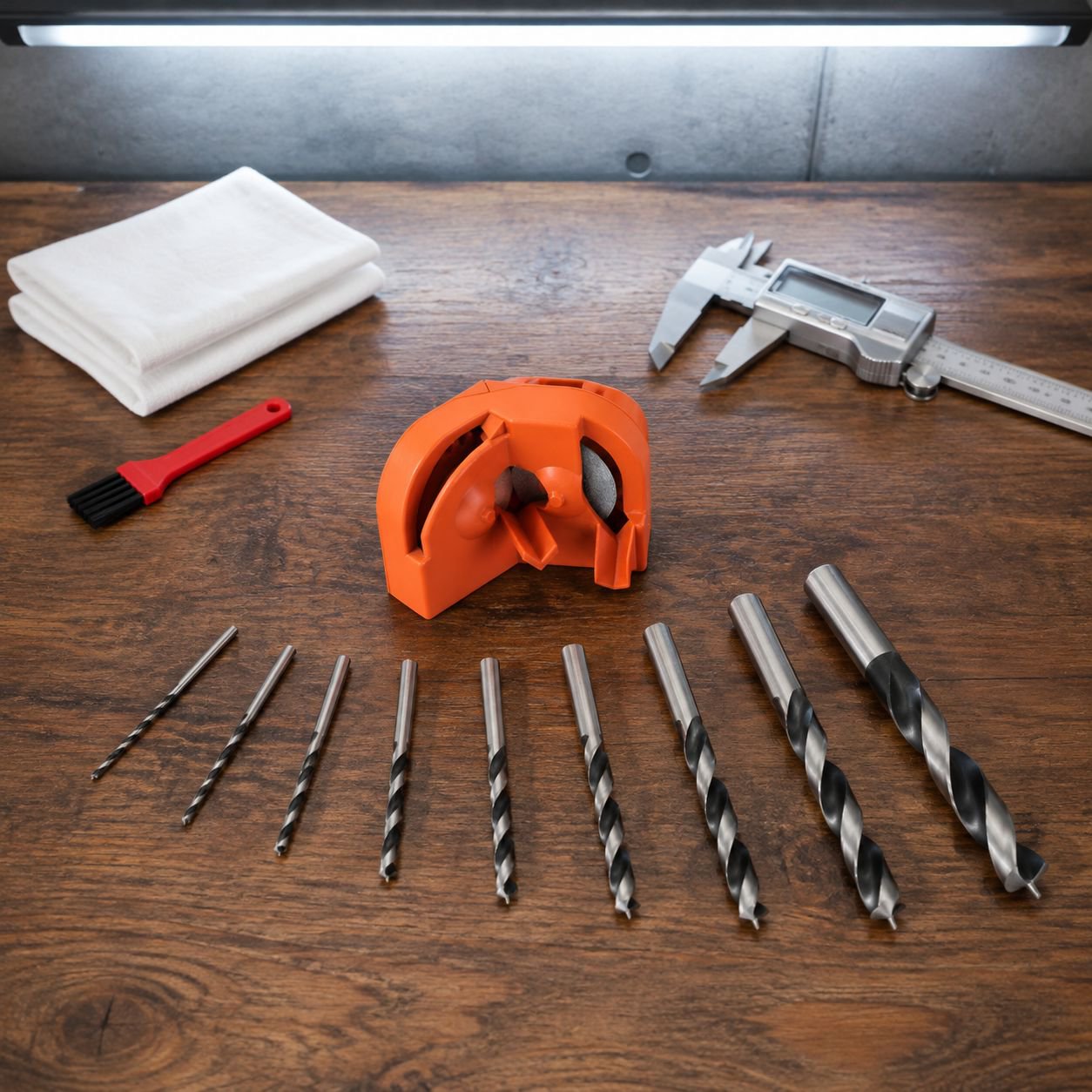 Portable drill bit grinder, new wrench, drill bit sharpener, grinding wheel, drill bit holder
