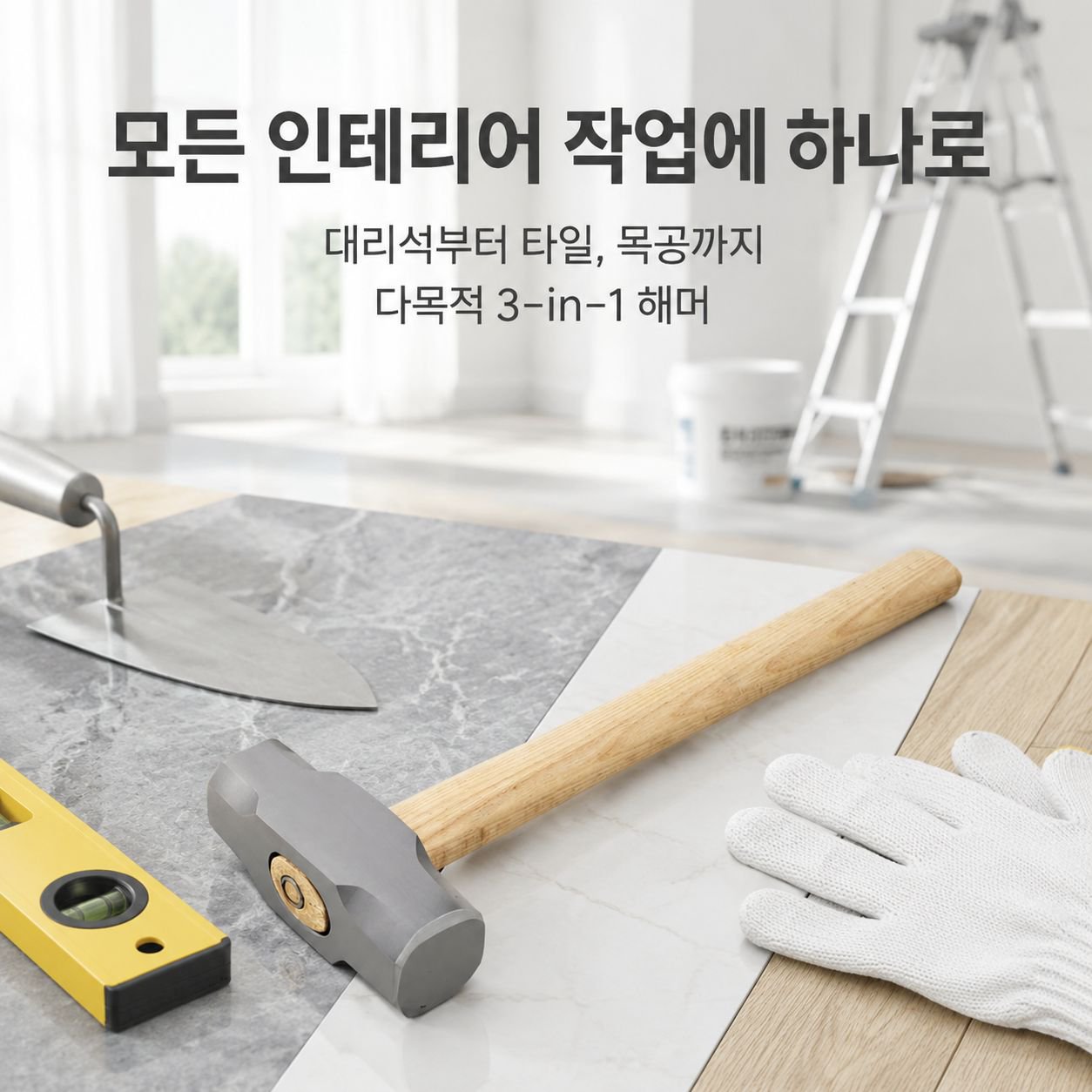 다기능 석공 일체형 망치