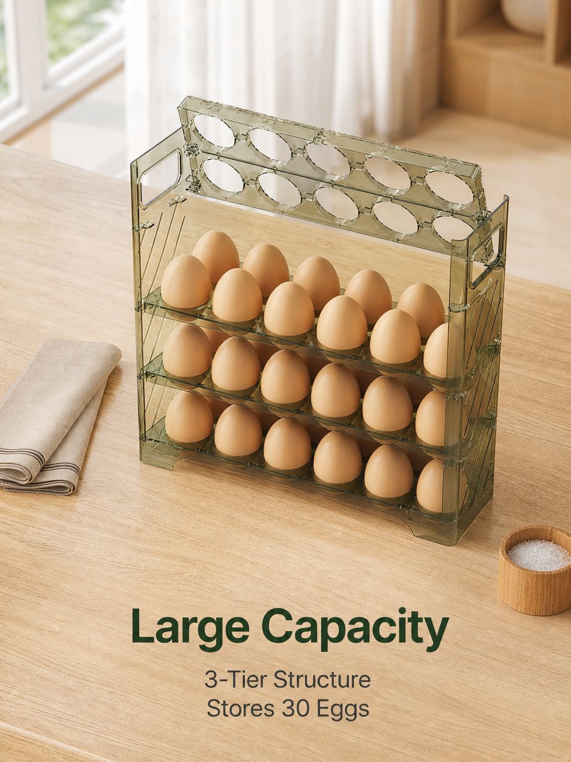 Layered Egg Tray for Fridge