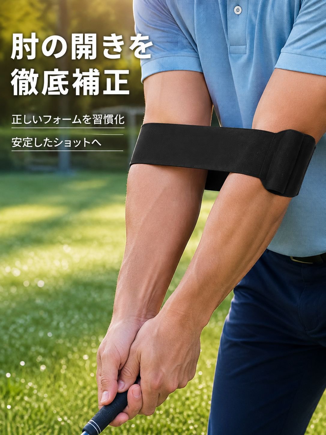 ゴルフスイング姿勢矯正器