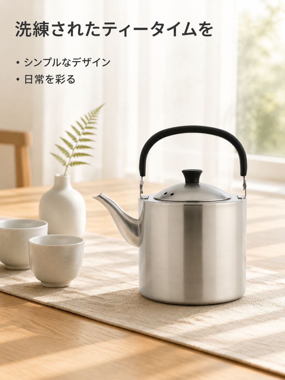 多機能ステンレス製ティーセット