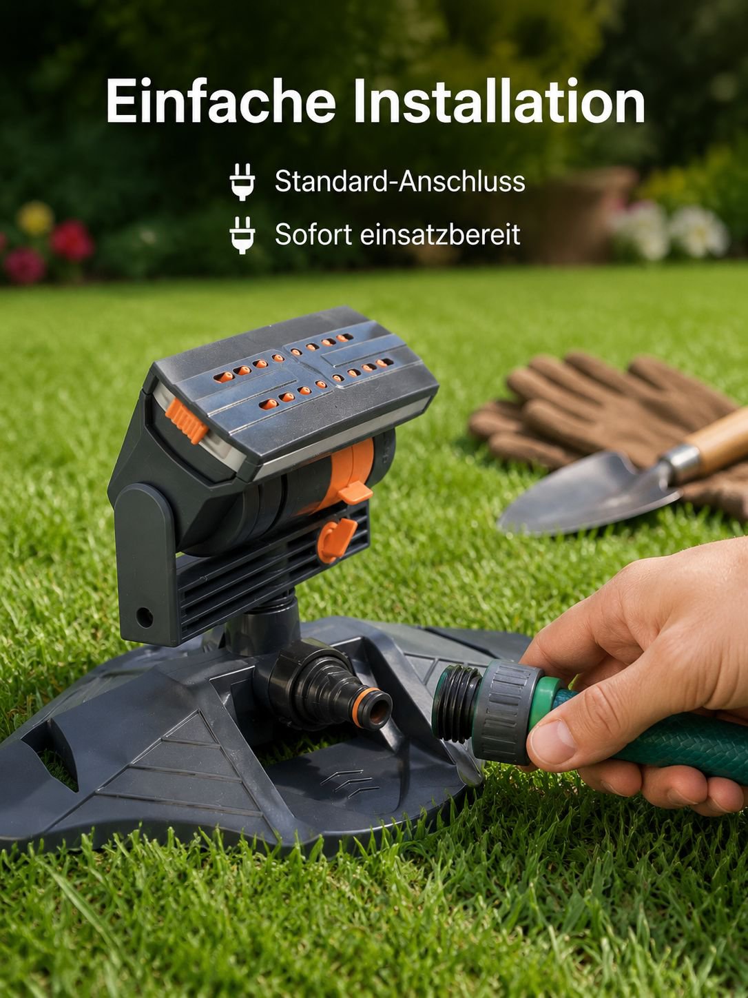 Automatischer Schwenkregner mit Turm-Design