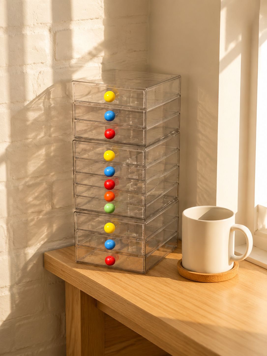 Cajonera compacta para mesa de trabajo