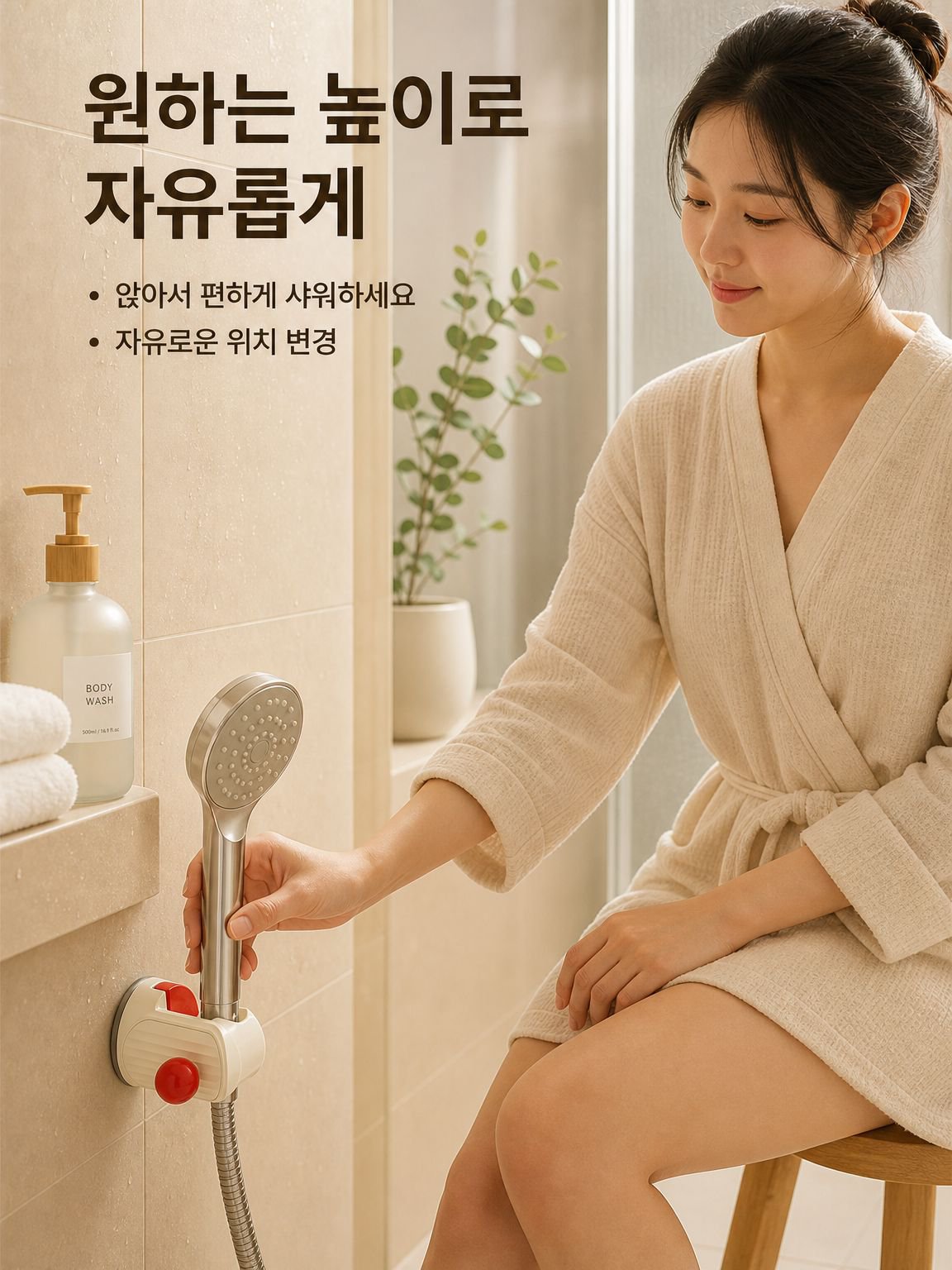 흡착식 샤워헤드 홀더