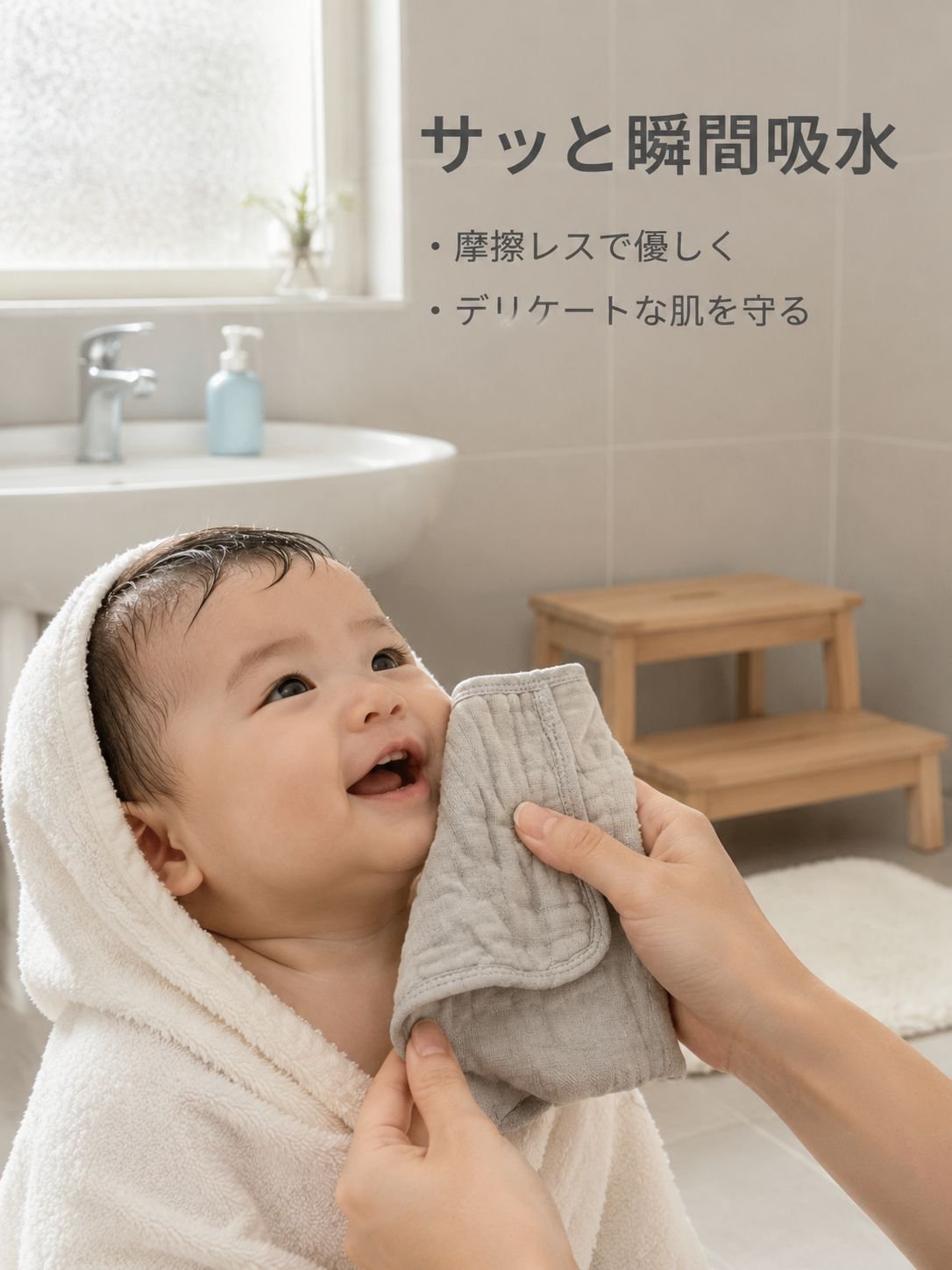 幼児用フェイスタオル