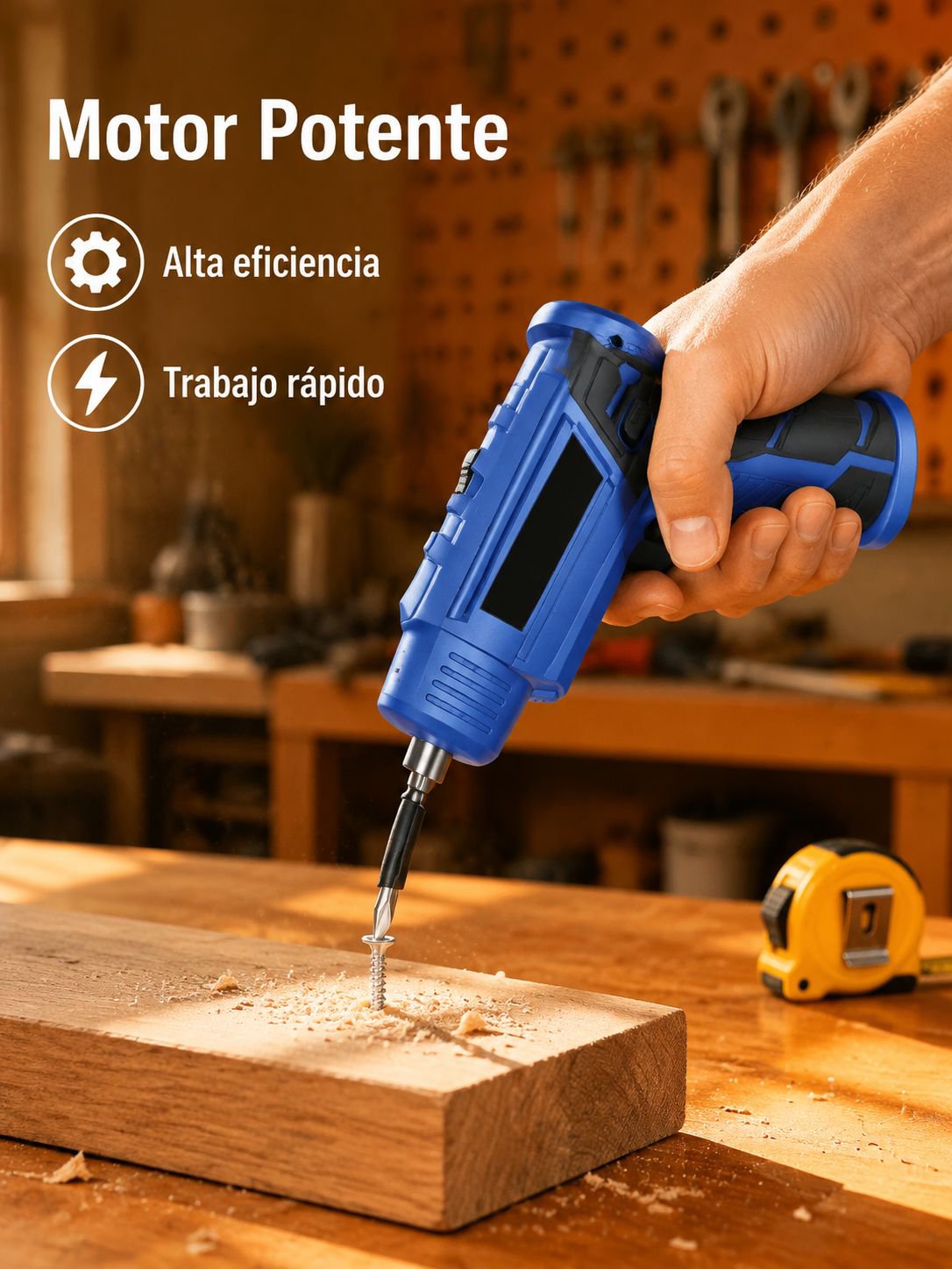 Mini Destornillador Eléctrico Recargable para Uso Doméstico con Set de Herramientas