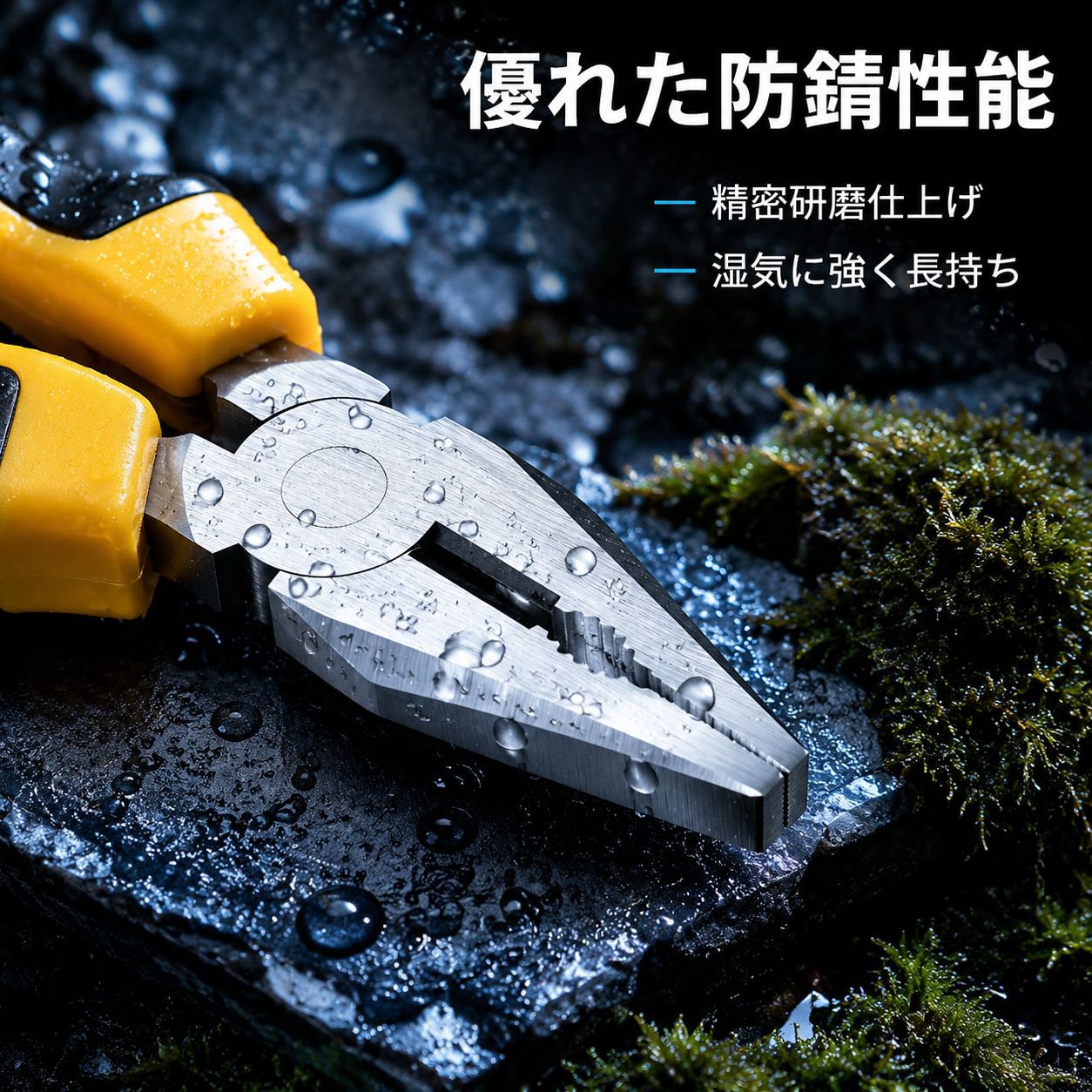 多機能省力ペンチ 業務用プライヤー ワイヤーカットフラットペンチ