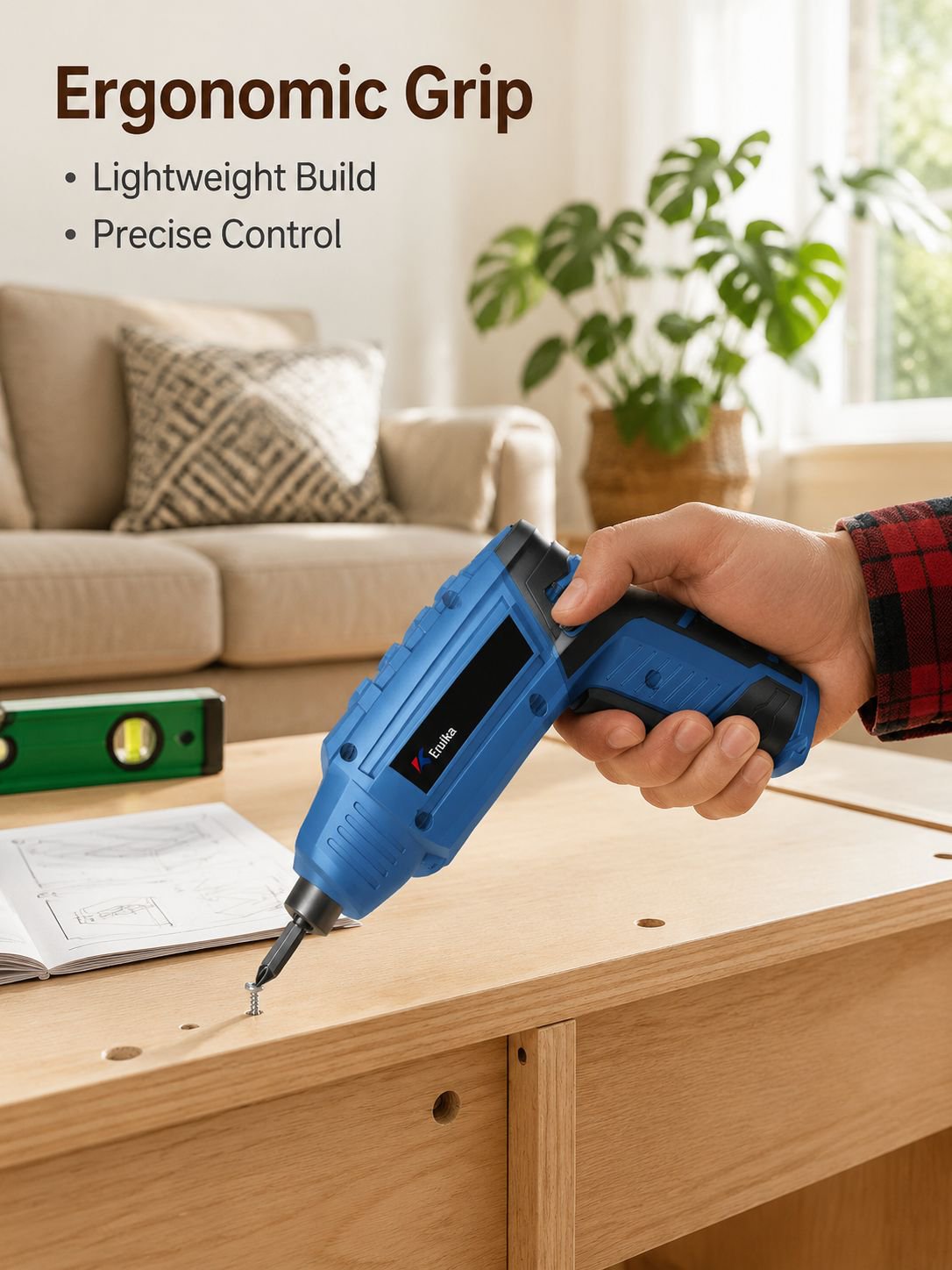 Electric screwdriver rechargeable multifunctional household installation small screwdriver mini elec