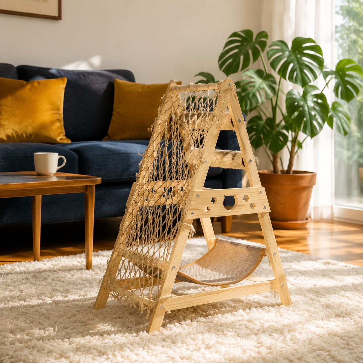 Cat climbing frame wearresistant scratching board