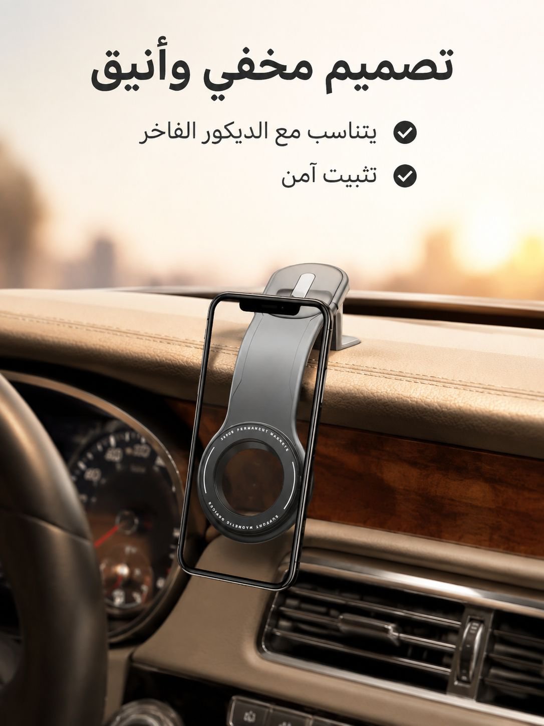 حامل هاتف مغناطيسي للسيارة من منتج جديد (عمر الاستخدام أطول من 10 سنوات)
