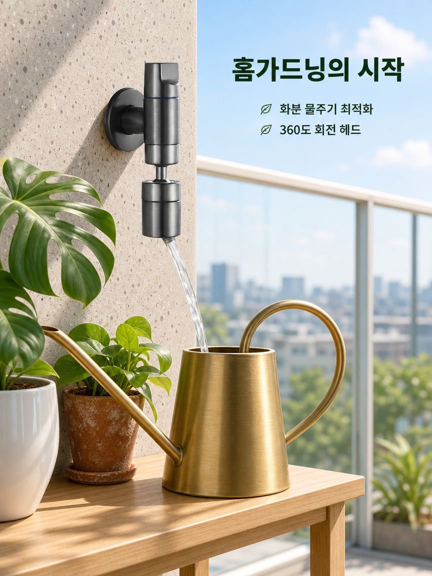 걸레 세척대 수도꼭지
