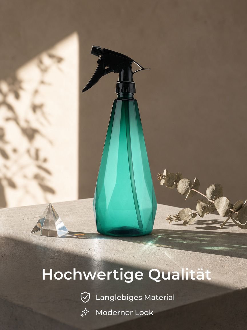 Garten-Diamant-Gießkanne mit großem Fassungsvermögen, speziell für Sukkulenten