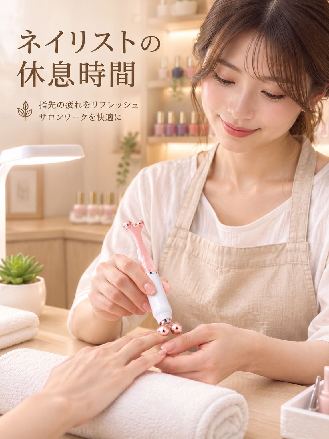 虎の形をしたネイルサロン用ハンドマッサージャー