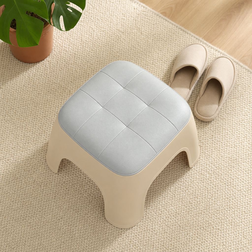 Lightweight and sturdy kids plastic bench