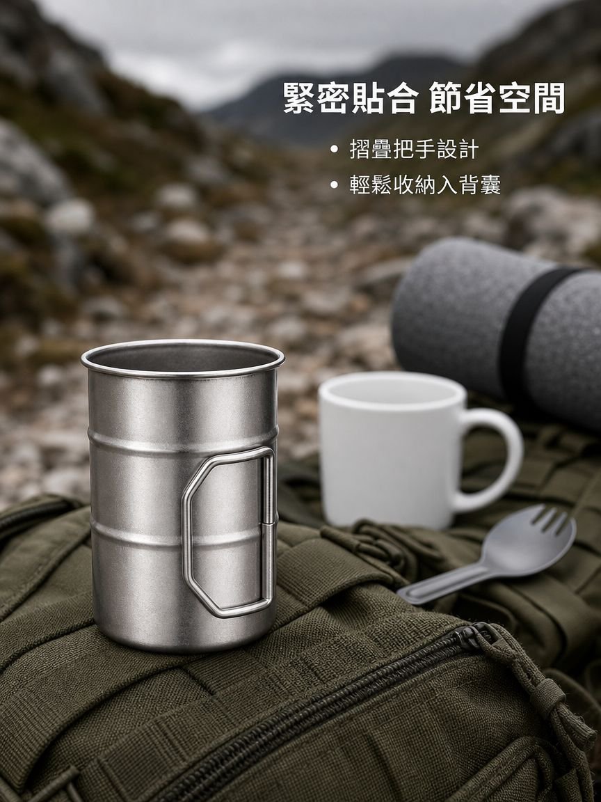 摺疊水杯隨身咖啡杯露營飲水專用