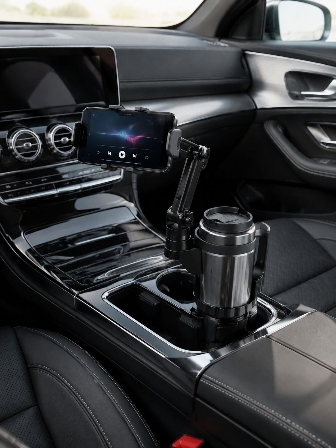 Praktischer Wasserflaschenhalter für das Auto