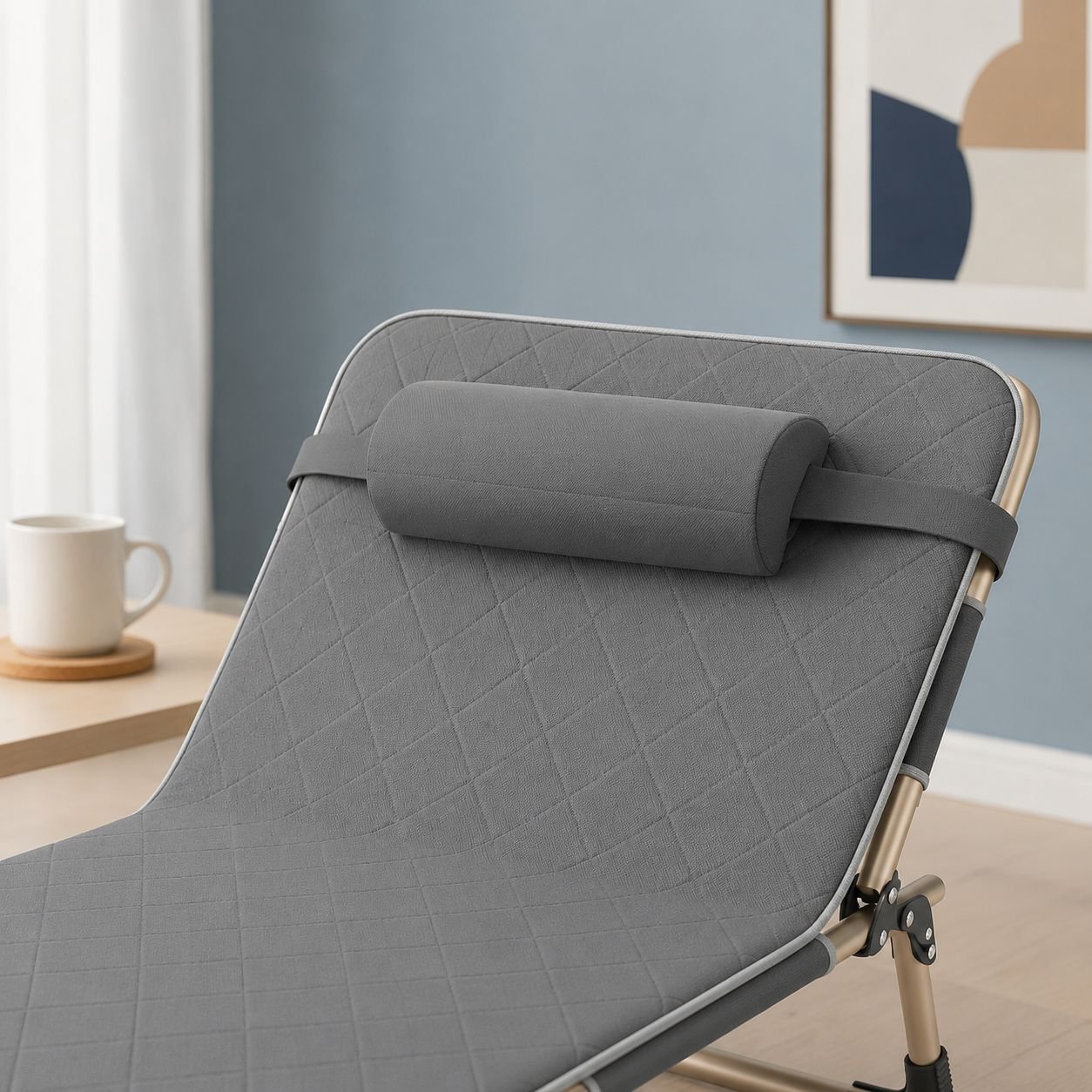 Compact folding mattress for travel and home