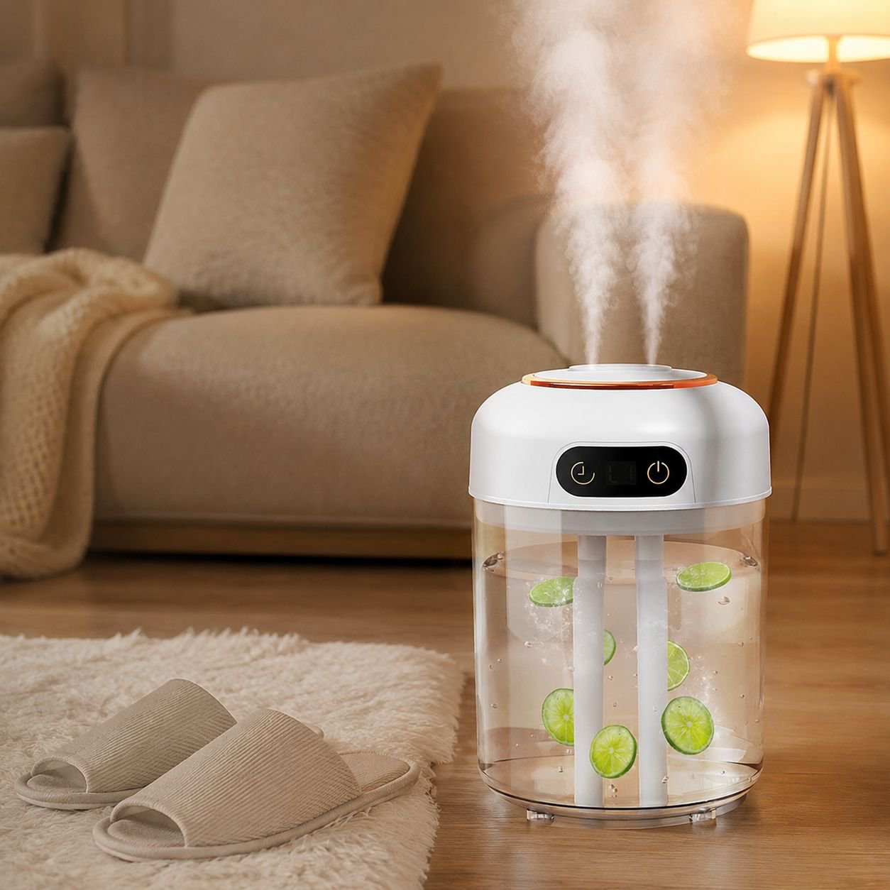 JMY-4.5L 무향 대용량 듀얼 스프레이 타이머 원격 가습기