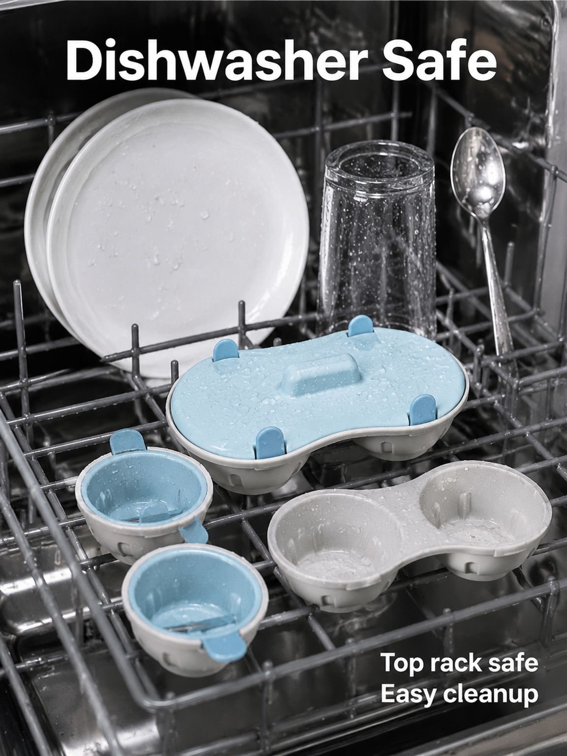 Compact egg cooking tool ideal for modern kitchens