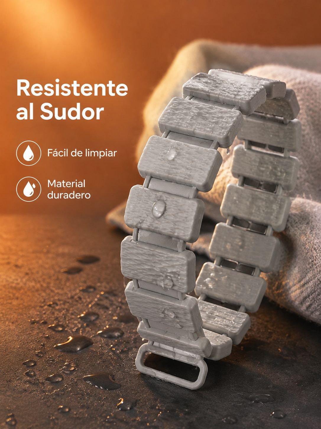 Brazalete de silicona para entrenamiento con peso