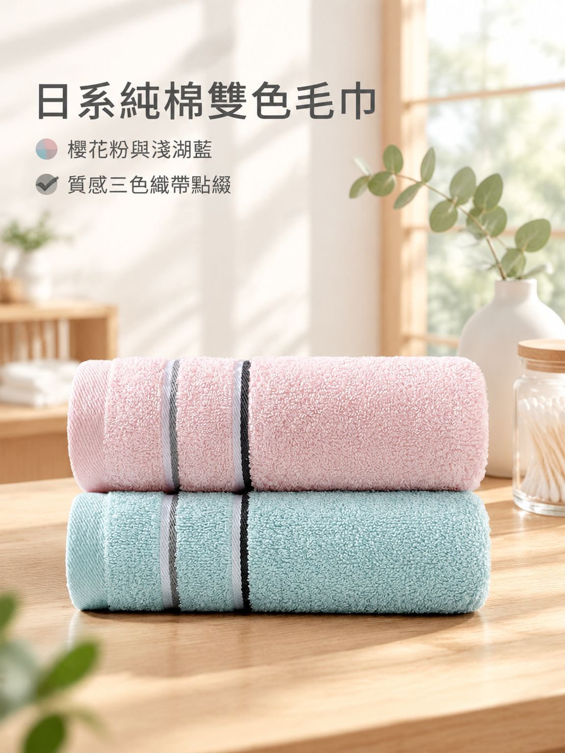 柔軟吸水家用純棉毛巾