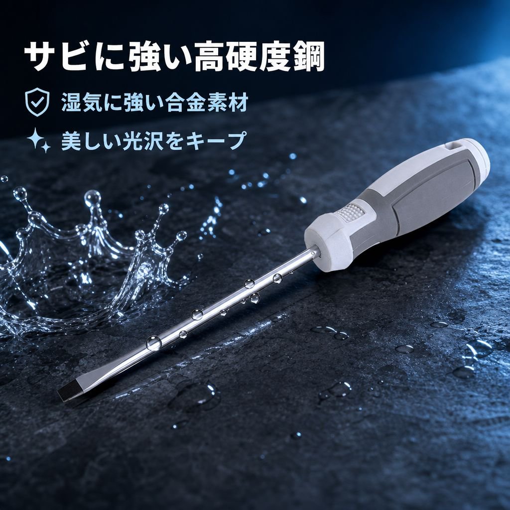 強力マグネット付きドライバーセット プラスマイナス 家庭用パソコン修理工具