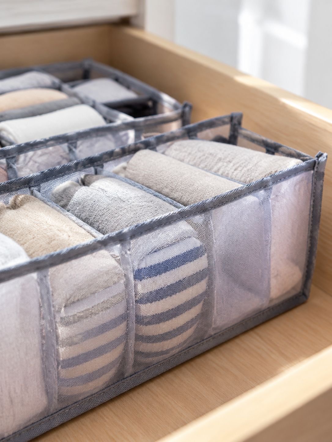 Grid Box zur übersichtlichen Organisation im Schlafzimmer