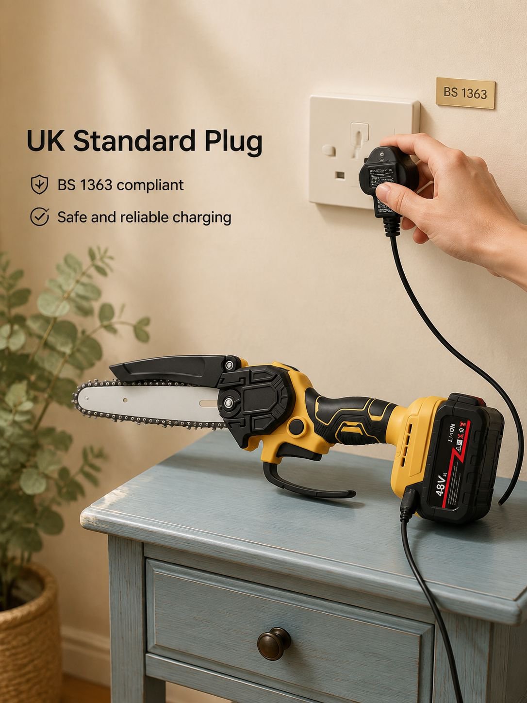 Durable and powerful chainsaw for woodworking projects