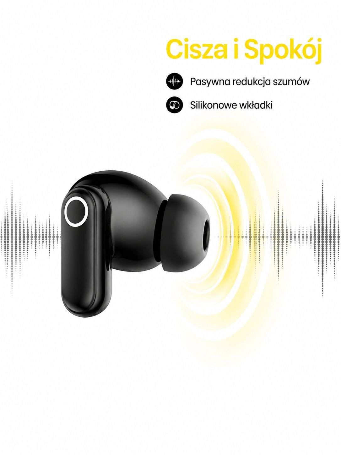 Lekka i przenośna inteligentna słuchawka Bluetooth