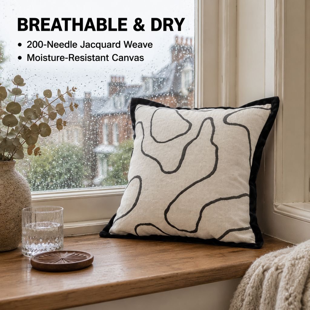 Nordic Modern Minimalist Sofa Throw Pillow Cushion Lumbar Support Cover