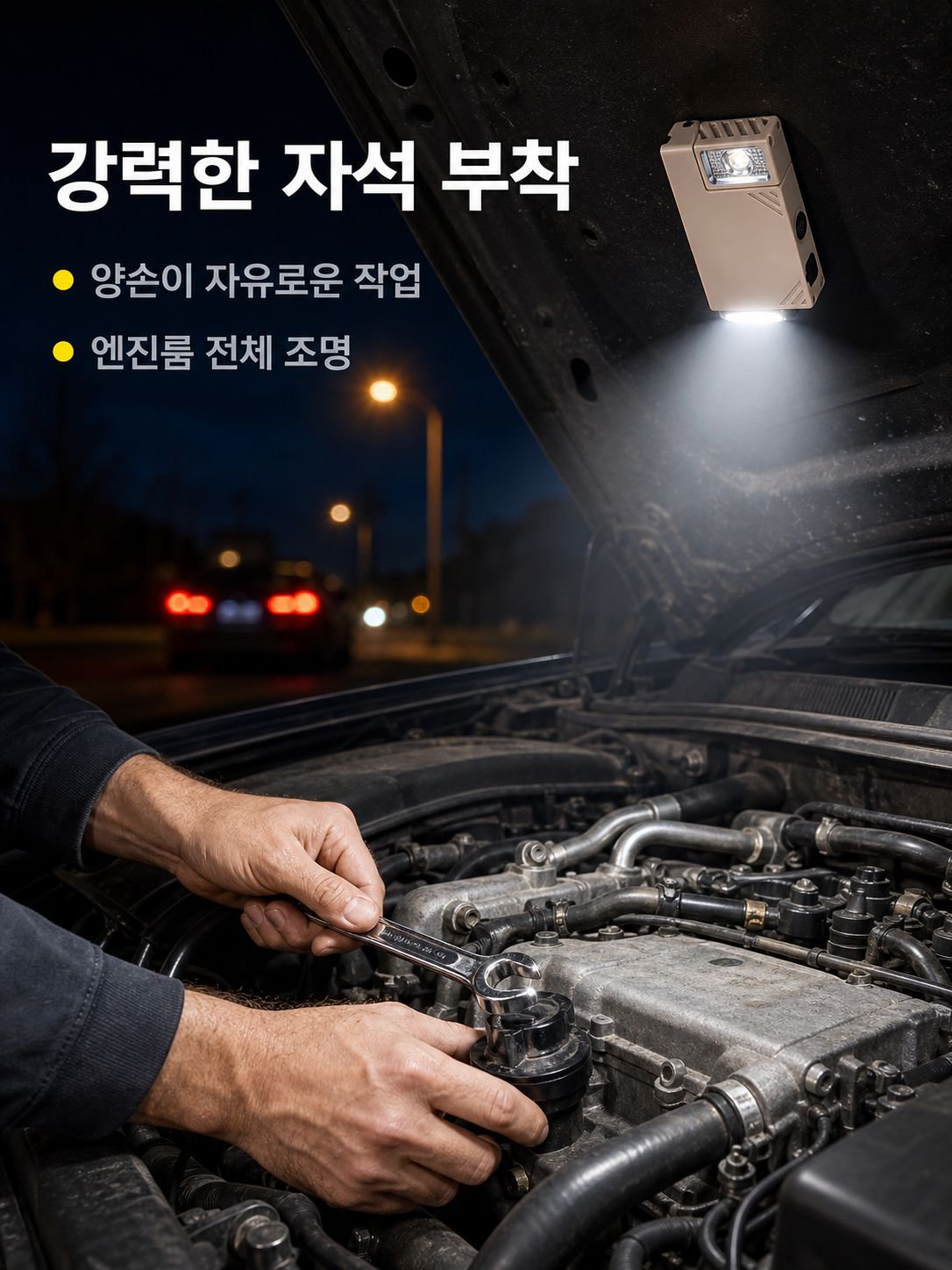 미니 키링 고휘도 휴대용 작업등