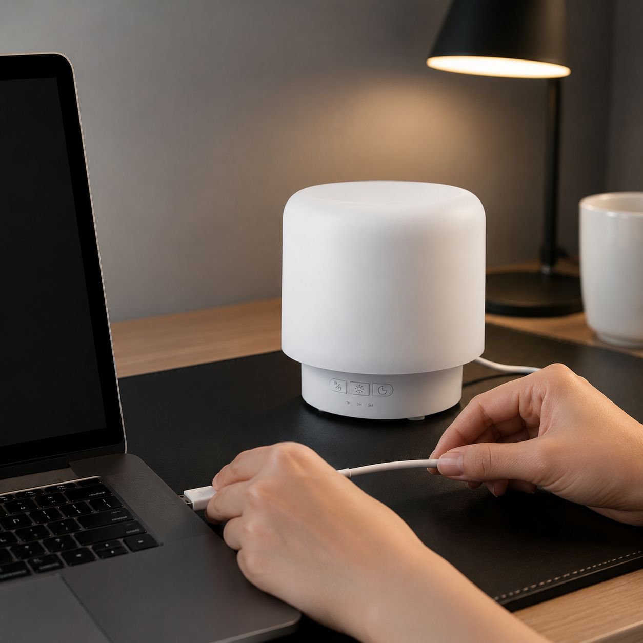 Colorful Light USB Aroma Diffuser Desktop Humidifier