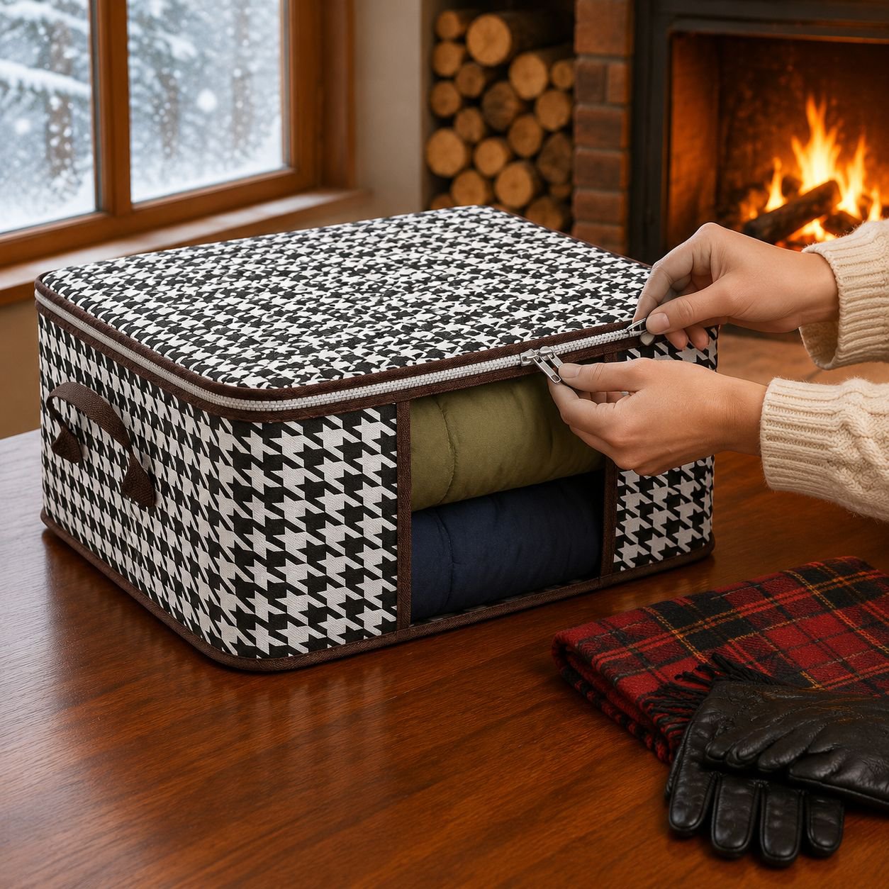 Spacious clothes organizer for all types of garments