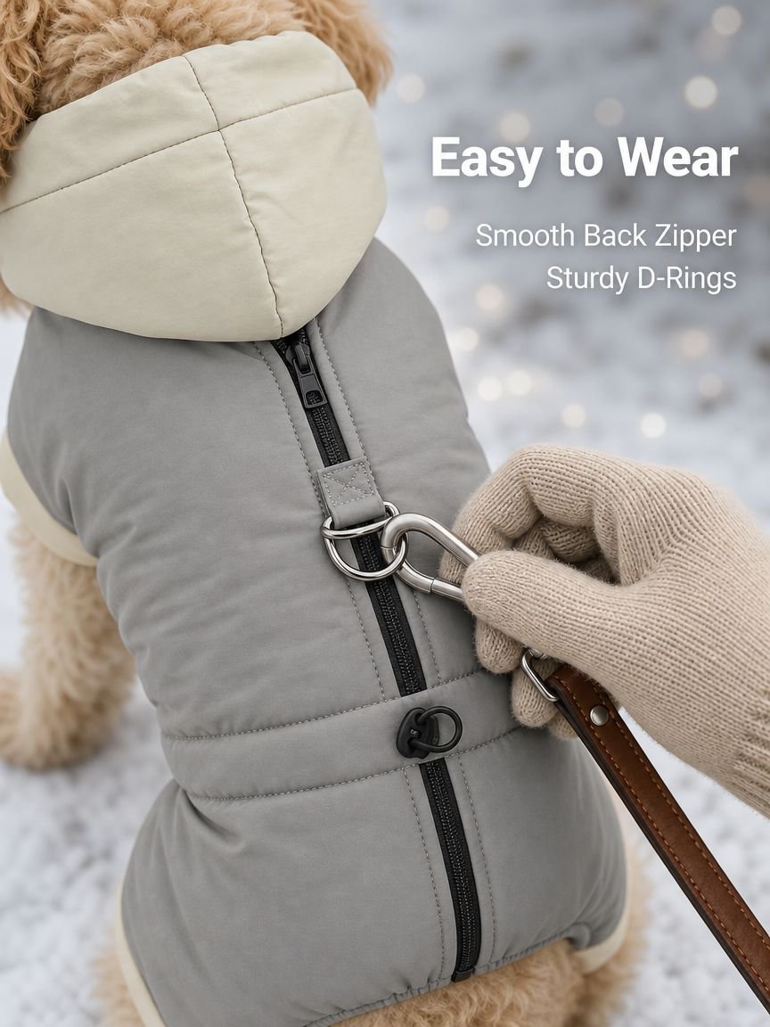 Winter thick down jacket for dogs