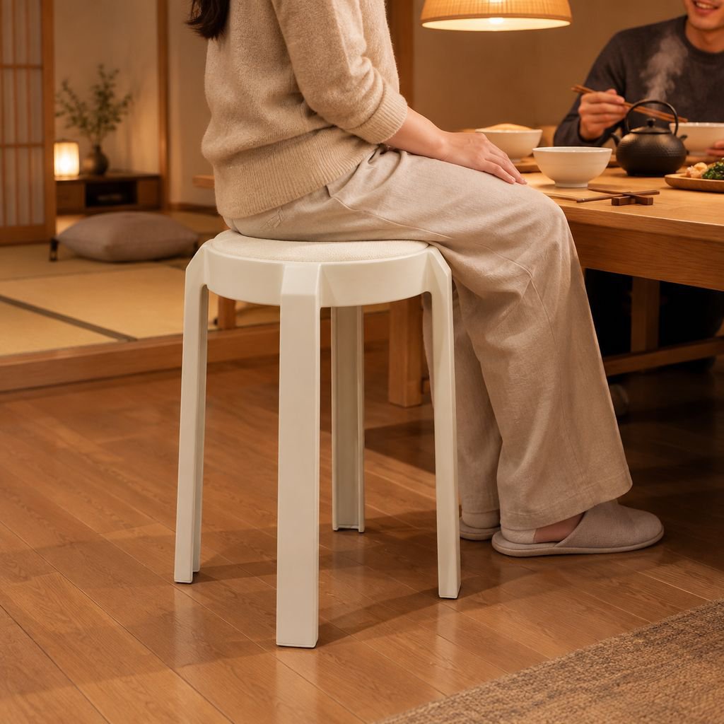 柔らかいパッド入りの円形ダイニングルーム用ハイチェア