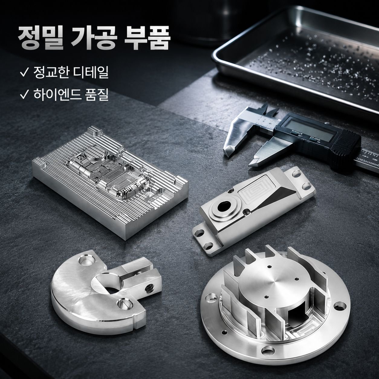 가공 스테인리스 알루미늄 합금 부품