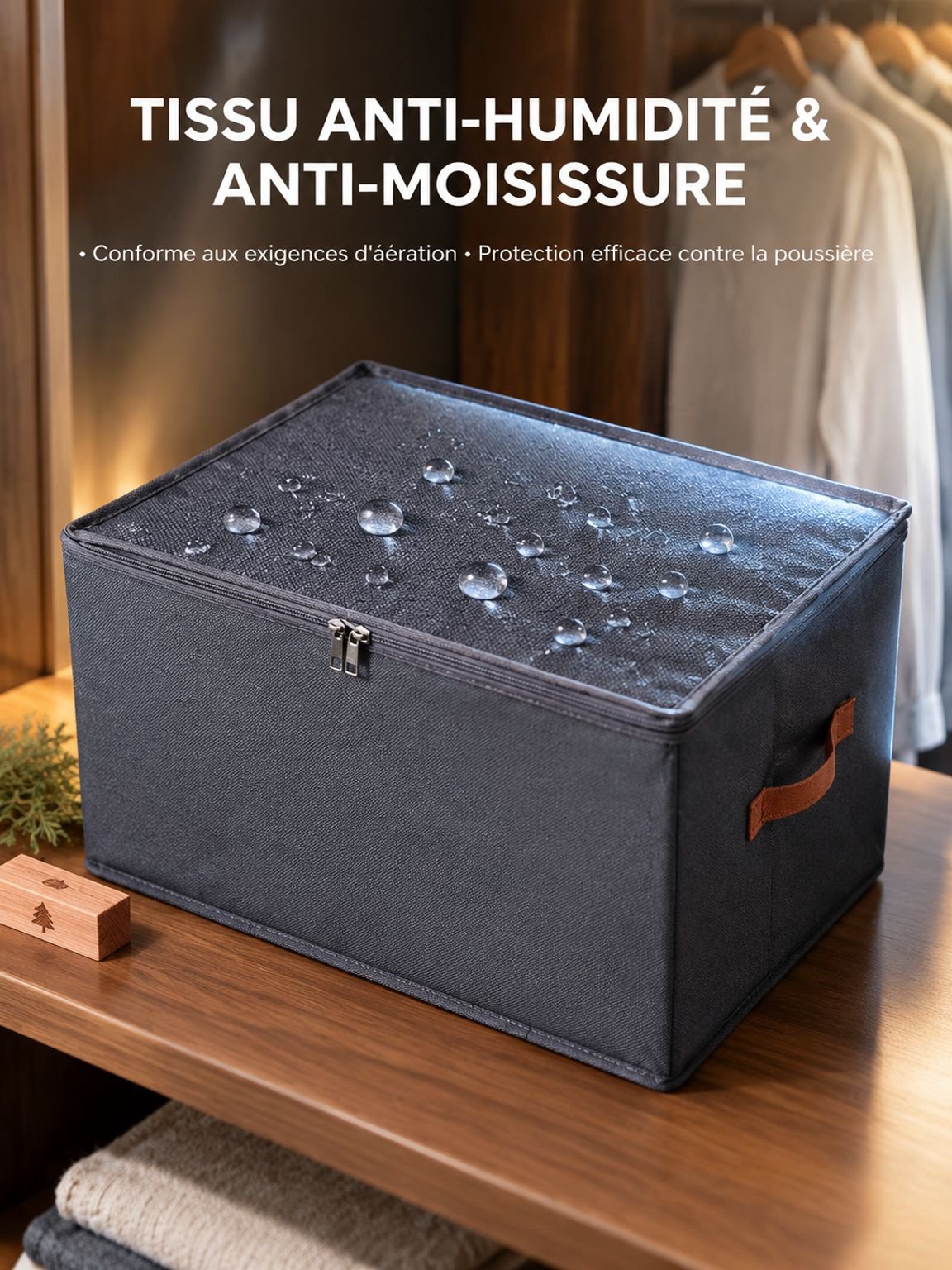 Organisateur de chaussures avec couvercle transparent
