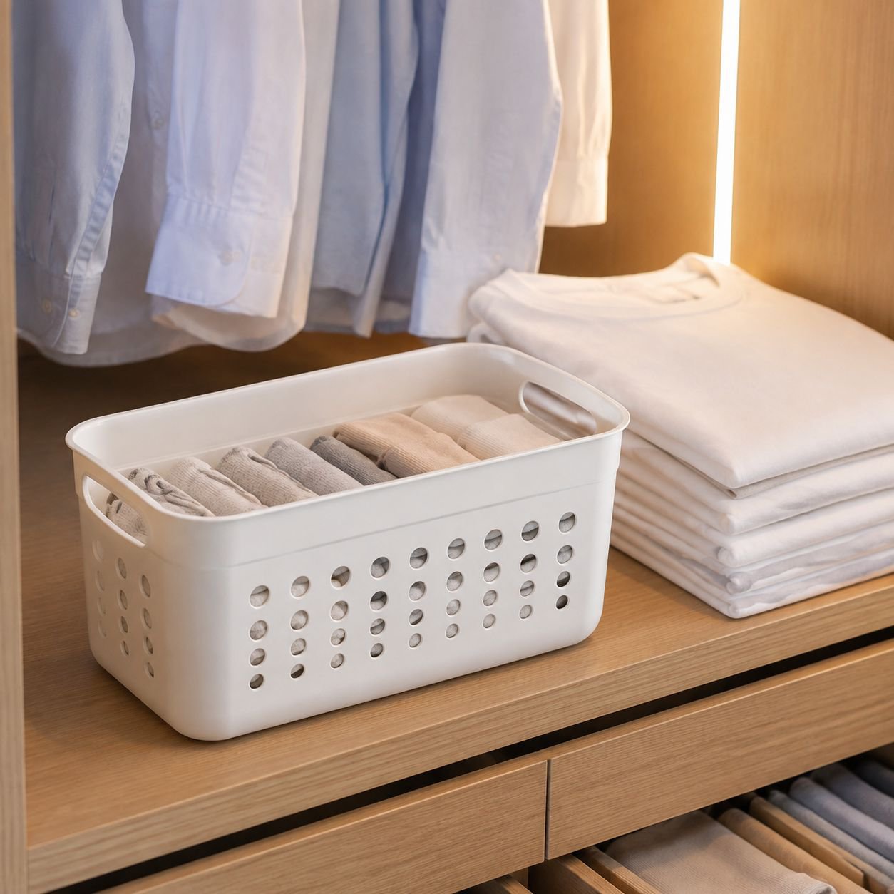 Versatile plastic storage bin for toys