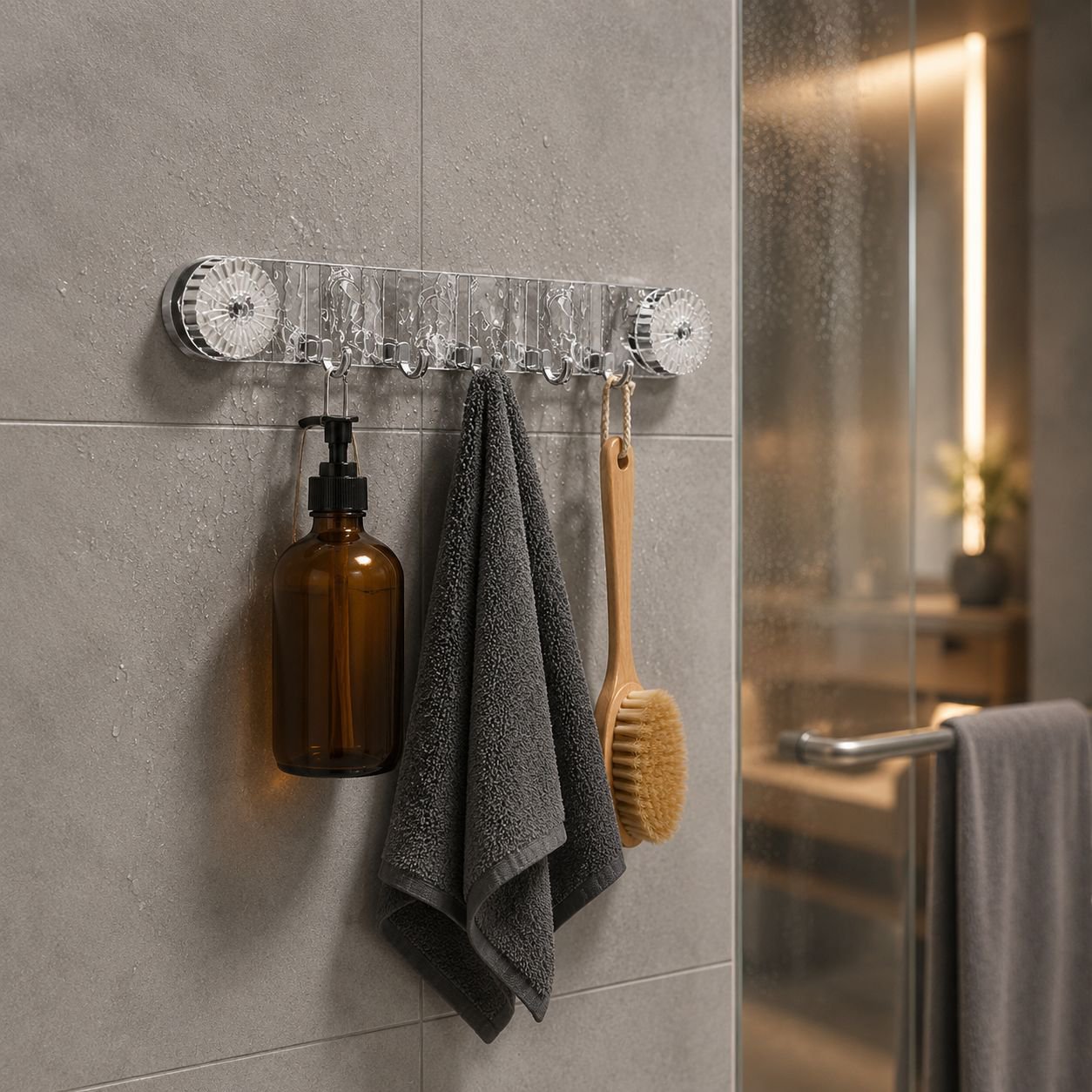 No-Drill Ripple Suction Cup Load-Bearing Hooks