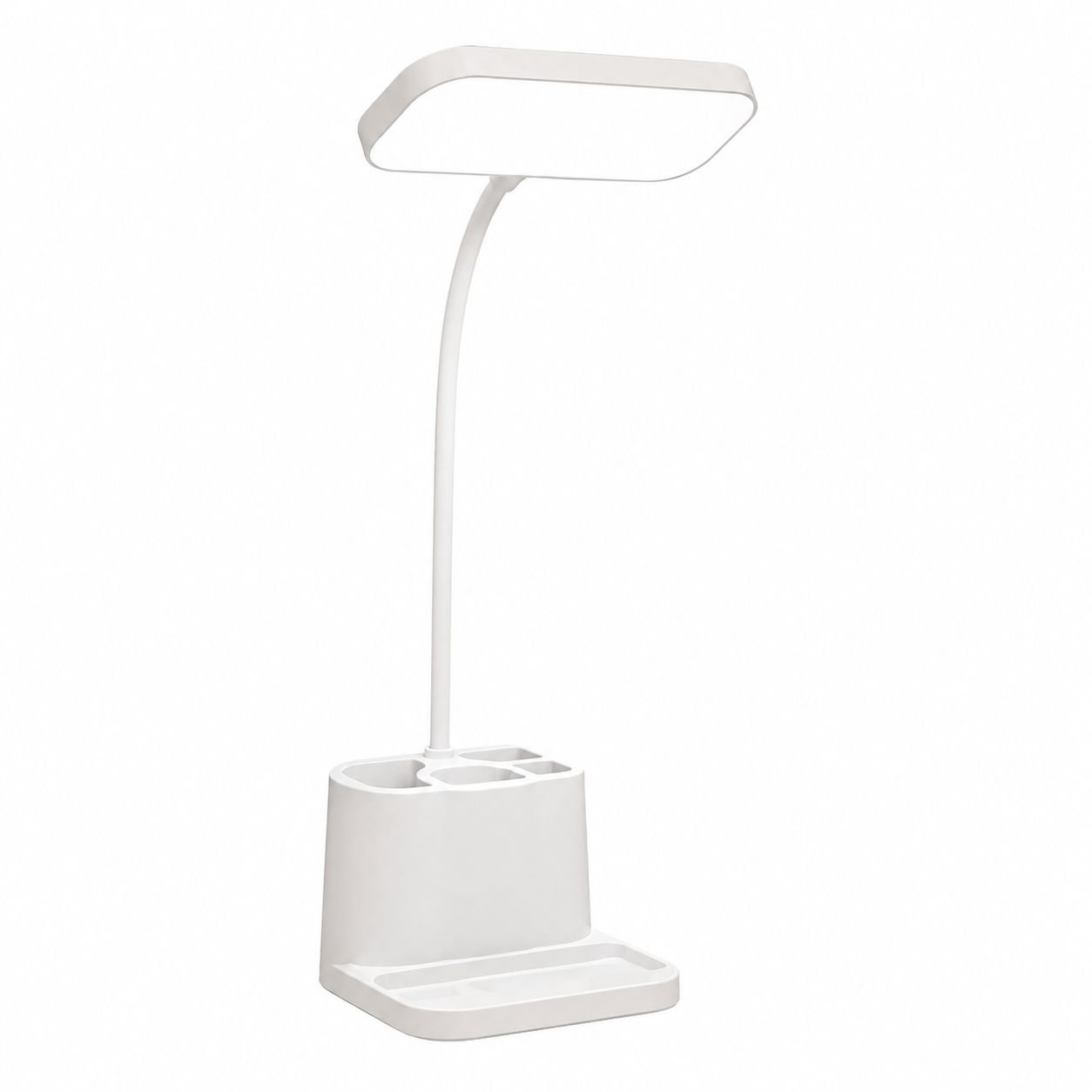 Dormitory Multifunctional Desk Lamp with Pen Holder and Eye Protection, Rechargeable