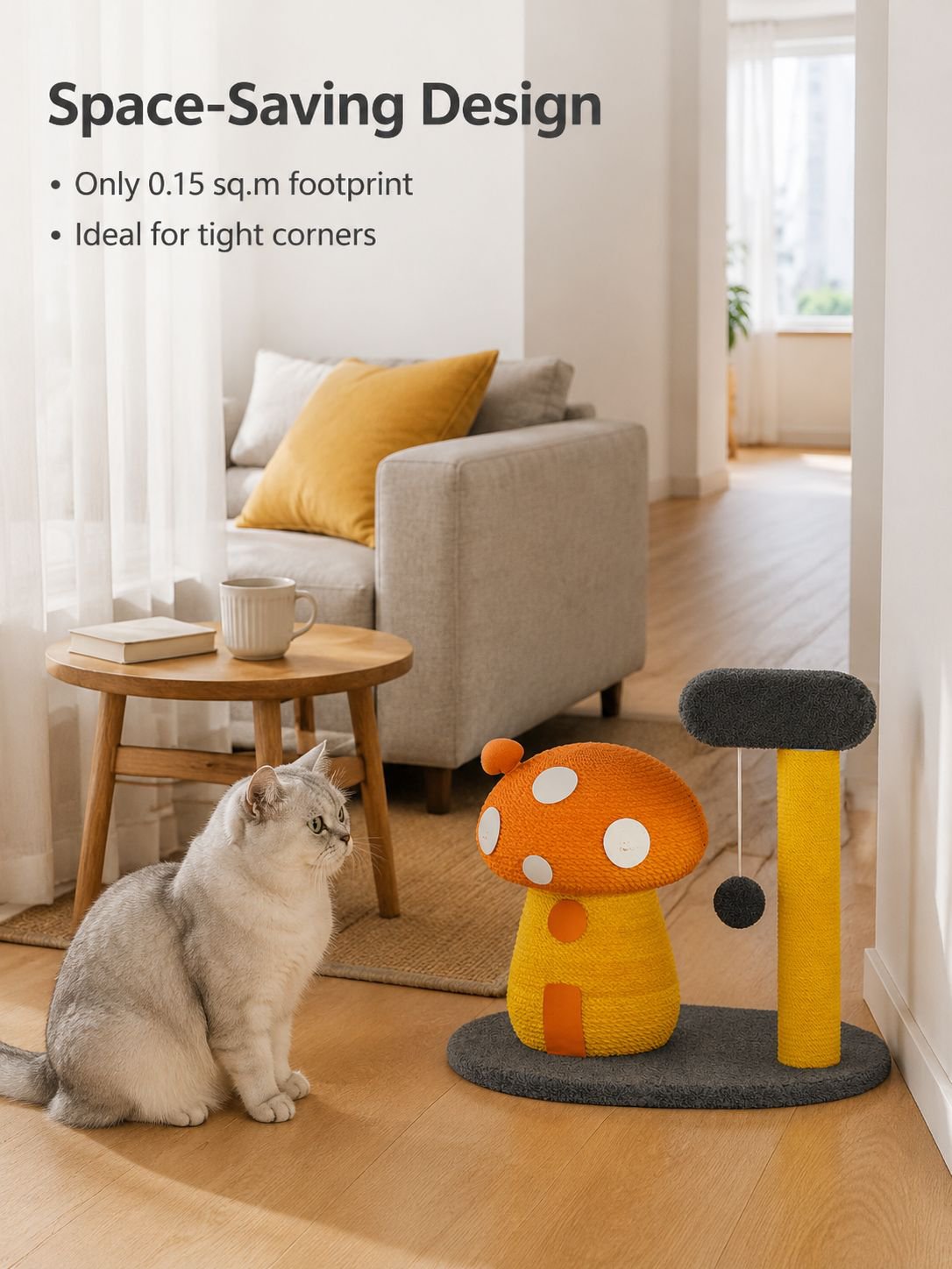Mushroom Cat Climbing Frame
