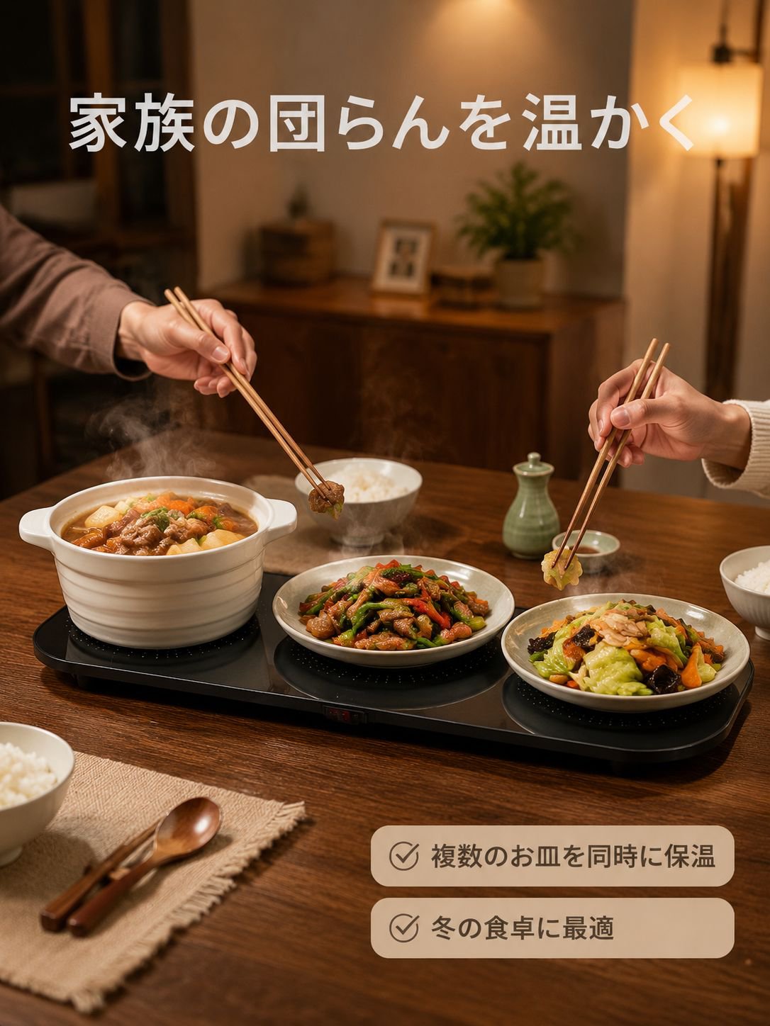 恒温加熱まな板