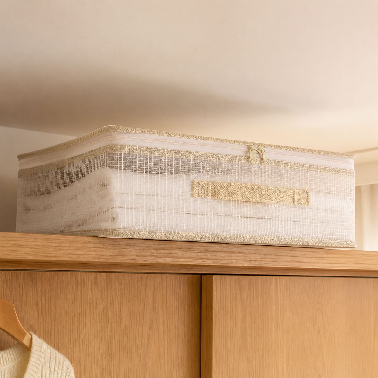 Durable storage bags for clothes in closets