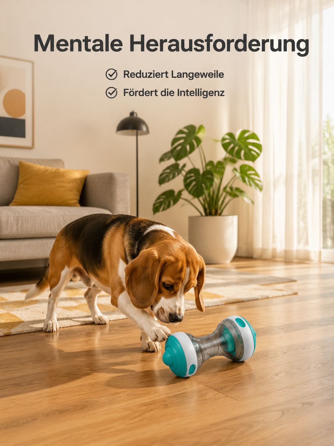 Interaktiver Futterspender für Haustiere