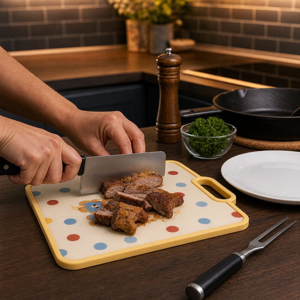 Cartoon Bear Fruit Cutting Board for Kitchen